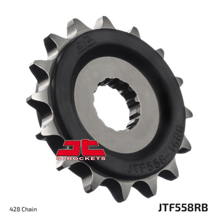 JT SPROCKETS steel front sprocket 16T, 428 pitch for YAMAHA DT 125, DT 125 RE, TDR 125, TZR 125, YZ 85 1988-2027