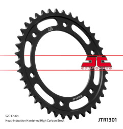 Couronne acier JT SPROCKETS 40 dents, pas 520 pour HONDA CRF 250 L, CRF 250 L ABS, CRF 250 M, CRF 300 L, XR 250 de 1995 à 2026