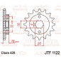 Piñón de acero JT SPROCKETS 14 dientes, paso 428 para FANTIC XEF 125, XMF 125 y BETA RR 125 de 2021 a 2024 Piñón de acero JT SPROCKETS 14 dientes, paso 428 para FANTIC XEF 125, XMF 125 y BETA RR 125 de 2021 a 2024