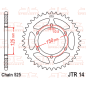 JT SPROCKETS steel rear sprocket 525 pitch for BENELLI TRK 502 X 2018-2025 JT SPROCKETS steel rear sprocket 525 pitch for BENELLI TRK 502 X 2018-2025