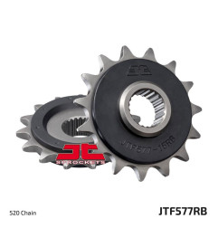 Pignon acier JT SPROCKETS 15 dents, pas 520 pour YAMAHA TT 600, TT 600 RE, XT 600, XT 600 Z TENERE, XTZ 660 TENERE