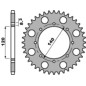 Couronne acier PBR pas 520 pour KAWASAKI KLE 500, KLR 500, KLR 650, KLX 650 de 1987 à 2019