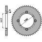 PBR steel rear sprocket 428 pitch for YAMAHA YZ 80 1985-1992