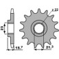 PBR steel front sprocket 520 pitch for YAMAHA TT 600, TT 600 RE, XT 600, XT 600 Z TENERE, XTZ 660 TENERE 1987-2004