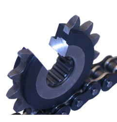 Piñón de acero PBR 15 dientes, paso 520 para YAMAHA YZ 250, KAWASAKI KLX 450, CF MOTO MT 650 y GAS GAS ECF 450 de 1976 a 2027