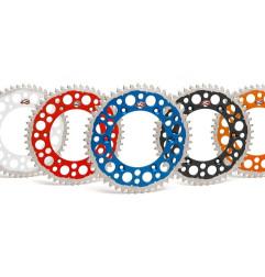 Couronne RENTHAL pas 520 pour HONDA CR 125, CR 250, CRF 250, CRF 450, CRF 450 X et BETA RR 250, RR 350, RR 390, RR 450, RR 498