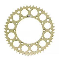 RENTHAL Kettenrad Alu 50 Zähne, Teilung 520 für KAWASAKI KDX 200, KX 125, KX 250, KX 500, KXF 250 und SUZUKI RMZ 250 1983-2027