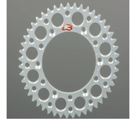 Corona de aluminio RENTHAL 49 dientes, paso 520 para KTM SX 250, HUSQVARNA TC 250, HUSABERG FE 501 y GAS GAS EC 300