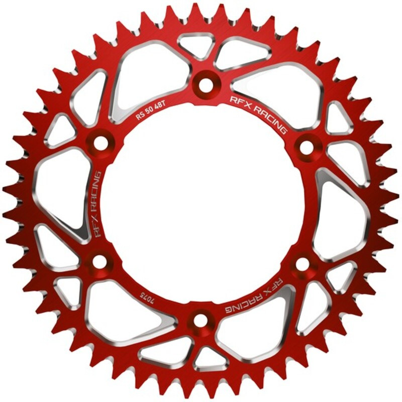 Couronne alu RFX pas 520 pour HONDA CR 125, CR 250, CR 500, CRF 250, CRF 450 de 1983 - FXRS 10