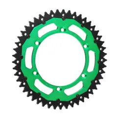 Corona de aluminio RFX paso 520 para KAWASAKI KDX 200, KX 125, KX 250, KX 500, KXF 250 de 1982 a 2027