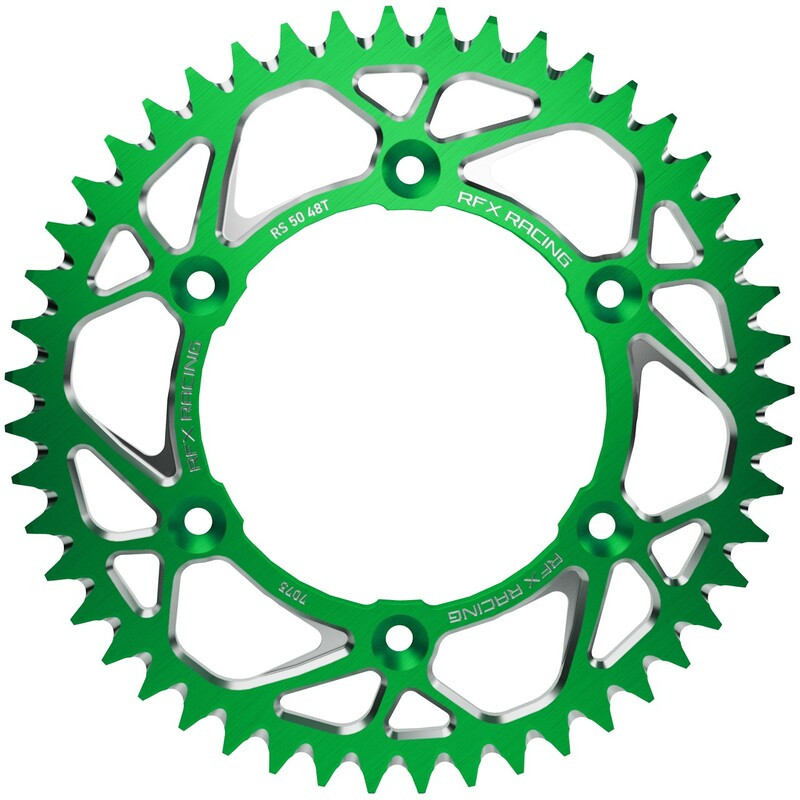 Couronne alu RFX pas 420 pour KAWASAKI KX 100, KX 80, KX 85, KX 85 L de 1979 à 2027