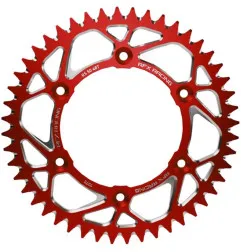 Couronne alu RFX pas 520 pour HUSQVARNA WR 125, WR 250, GAS GAS EC 200, EC 300, SHERCO SEF 250, SEF 300 et BETA RR 400, RR 450