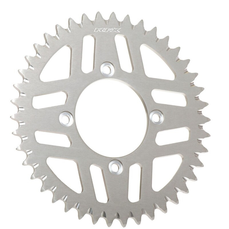 Corona de aluminio RFX paso 520 para GAS GAS TXT 250, TXT 280, BETA EVO 125, EVO 300 y SHERCO ST 125, ST 250 de 2000 a 2023 Corona de aluminio RFX paso 520 para GAS GAS TXT 250, TXT 280, BETA EVO 125, EVO 300 y SHERCO ST 125, ST 250 de 2000 a 2023