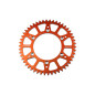 Corona de aluminio SCAR 48 dientes, paso 428 para KTM SX 85, HUSQVARNA TC 85 y GAS GAS MC 85 de 2004 a 2027