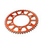 Corona de aluminio SCAR 48 dientes, paso 428 para KTM SX 85, HUSQVARNA TC 85 y GAS GAS MC 85 de 2004 a 2027