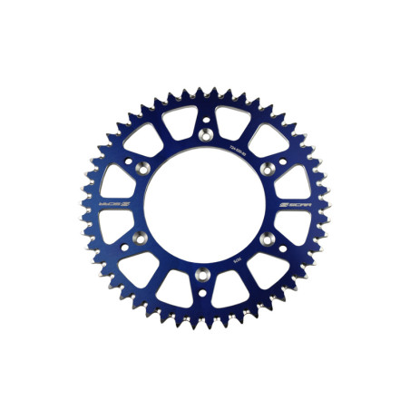 SCAR aluminium rear sprocket 520 pitch for KTM SX 125, HUSQVARNA FC 250, GAS GAS EC 300 and HUSABERG TE 250 1993-2027