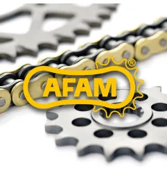 Kit chaîne AFAM 520XRR3 13/48 renforcé - couronne standard pour GAS GAS EC 125 de 2003 à 2012