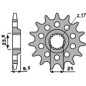 EK/PBR Chain kit 520 MRD7 - 14/49-116 - Steel Standard Rear Sprocket for SUZUKI RMZ 450 2005-2007