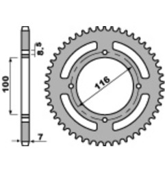 EK CHAIN Kettensatz für KAWASAKI KX 80, KX 85 1988-2021