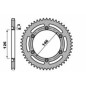 Kit cadena EK/PBR 428DEH 15/50 - corona estándar para SUZUKI TS 125 de 1989 a 1994