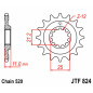 EK/JT Kettenkit 520SRX2 17/48 - standard Kettenrad für HUSQVARNA TE 610 1991-2000