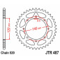 EK/JT Kettenkit 520SRX2 15/43 - standard Kettenrad für KAWASAKI KLX 650 1993-2001