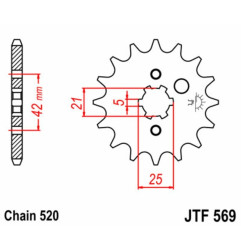 EK CHAIN chain and sprocket kit for YAMAHA YFZ 350 BANSHEE 2WD 1990-2009