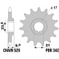 EK/PBR Chain kit 520 MRD7 - 13/50-114 - Steel Standard Rear Sprocket for HONDA CRF 450 2002-2003