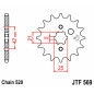 EK/JT Kettenkit 520SRX2 13/38 - standard Kettenrad für YAMAHA YFM 350 RAPTOR 2WD 2005-2013