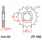 Kit de cadena EK/JT 520SRX2 14/38 - corona Standard para YAMAHA YFZ 450 de 2009 a 2020