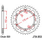 EK/JT Chain Kit 520MRD7 12/50 - Ultra-Light Rear Sprocket for YAMAHA YZ 125 1984-1985 EK/JT Chain Kit 520MRD7 12/50 - Ultra-Light Rear Sprocket for YAMAHA YZ 125 1984-1985