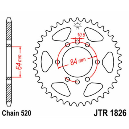 EK/JT Chain Kit 520SRX2 14/40 - Standard Rear Sprocket for SUZUKI LTZ 400 2003-2008