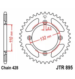 EK CHAIN Kettensatz für HUSQVARNA TC 85 2014-2017