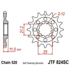 EK CHAIN Kettensatz für HUSQVARNA TC 450 2002-2010