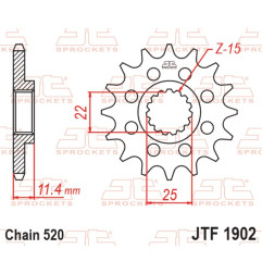 EK CHAIN Kettensatz für KTM ENDURO 690 2008-2013