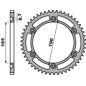 Kit chaîne EK/PBR 520MRD7 14/52 - couronne standard pour KTM MX 600 de 1988 à 1989