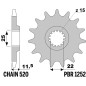 EK/PBR Chain Kit 520SRX2 15/48 - Ultra-Light Rear Sprocket for KTM GS 600 1991-1993