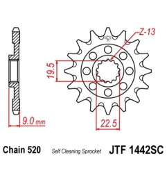 Kit chaîne EK/JT 520M3 13/49 - couronne ultra-light pour SUZUKI RMZ 250 de 2013 à 2018