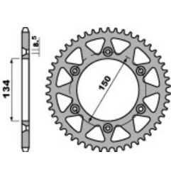 EK CHAIN Kettensatz für KAWASAKI KX 250, KXF 250 2024-2027