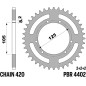 EK/PBR Kettenkit 420 SR - 12/53-130 - Standard Kettenrad Stahl für GILERA SMT 50 2006-2010