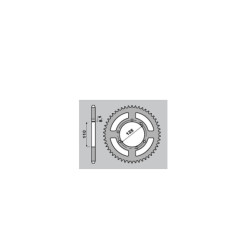 EK/PBR Kettenkit 428 DEH - 12/56-132 - Standard Kettenrad Stahl für HM CRE 50 2001