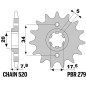 EK/PBR Chain kit 520 SRX2 - 13/50-110 - Steel Standard Rear Sprocket for HM CRF 230, CRF 230 MOTARD 2003-2011 - 3071526