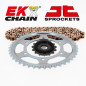 EK CHAIN Kettensatz 520 SRX2 - 14/38-96 - Kettenrad Stahl Standard für YAMAHA YFZ 450 2009-2013