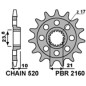 EK/PBR Chain kit 520 M3 - 13/49-114 - Steel Standard Rear Sprocket for SUZUKI RMZ 450 2024-2027