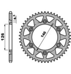Kit de transmisión EK CHAIN para SUZUKI RMZ 250 de 2019 a 2027