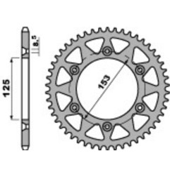 Kit de transmisión JT DRIVE CHAIN para HONDA CR 250 de 1986