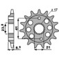 Kit de cadena JT 520X1R3 15/45 Standard - corona Standard para HONDA XR 400 de 1996 a 2004