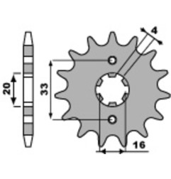 JT DRIVE CHAIN chain and sprocket kit for KAWASAKI KX 125 1990-1991