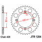 Kit chaîne JT 428HDR 14/50 renforcée - couronne standard pour HONDA CRF 100 de 2004 à 2012 Kit chaîne JT 428HDR 14/50 renforcée - couronne standard pour HONDA CRF 100 de 2004 à 2012