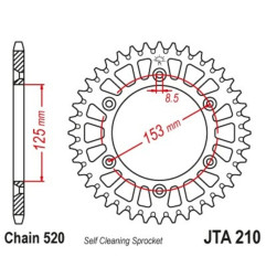 JT DRIVE CHAIN Kettensatz für HONDA CR 500 1992-2001